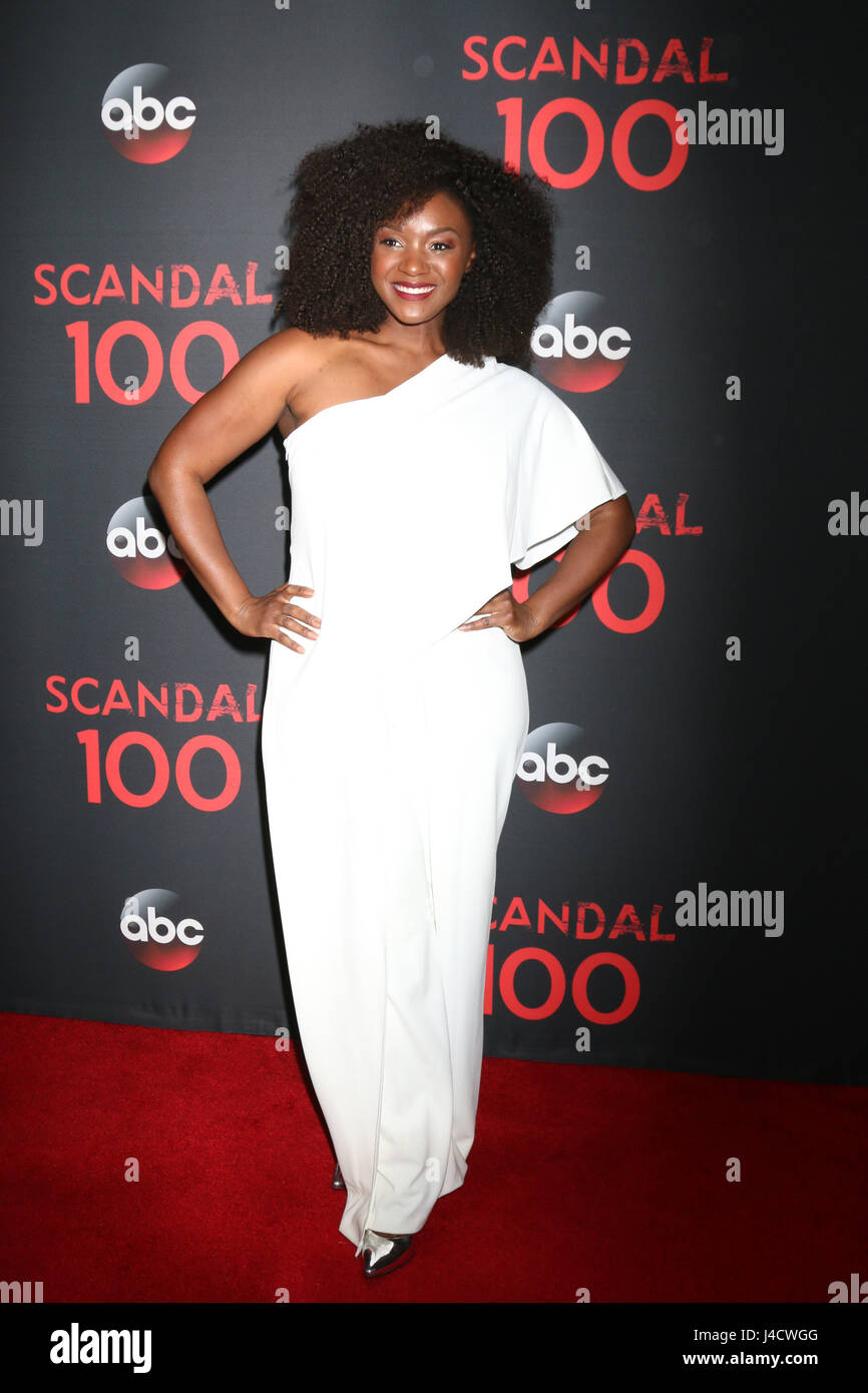 Saycon Sengbloh attending ABC's 'Scandal' 100th episode celebration, at