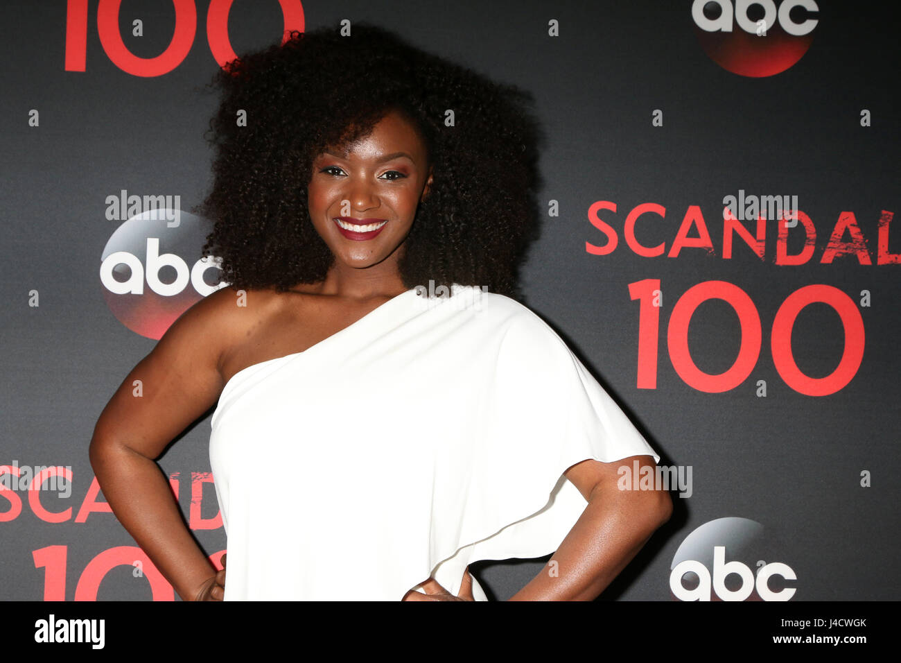 Saycon Sengbloh attending ABC's 'Scandal' 100th episode celebration, at