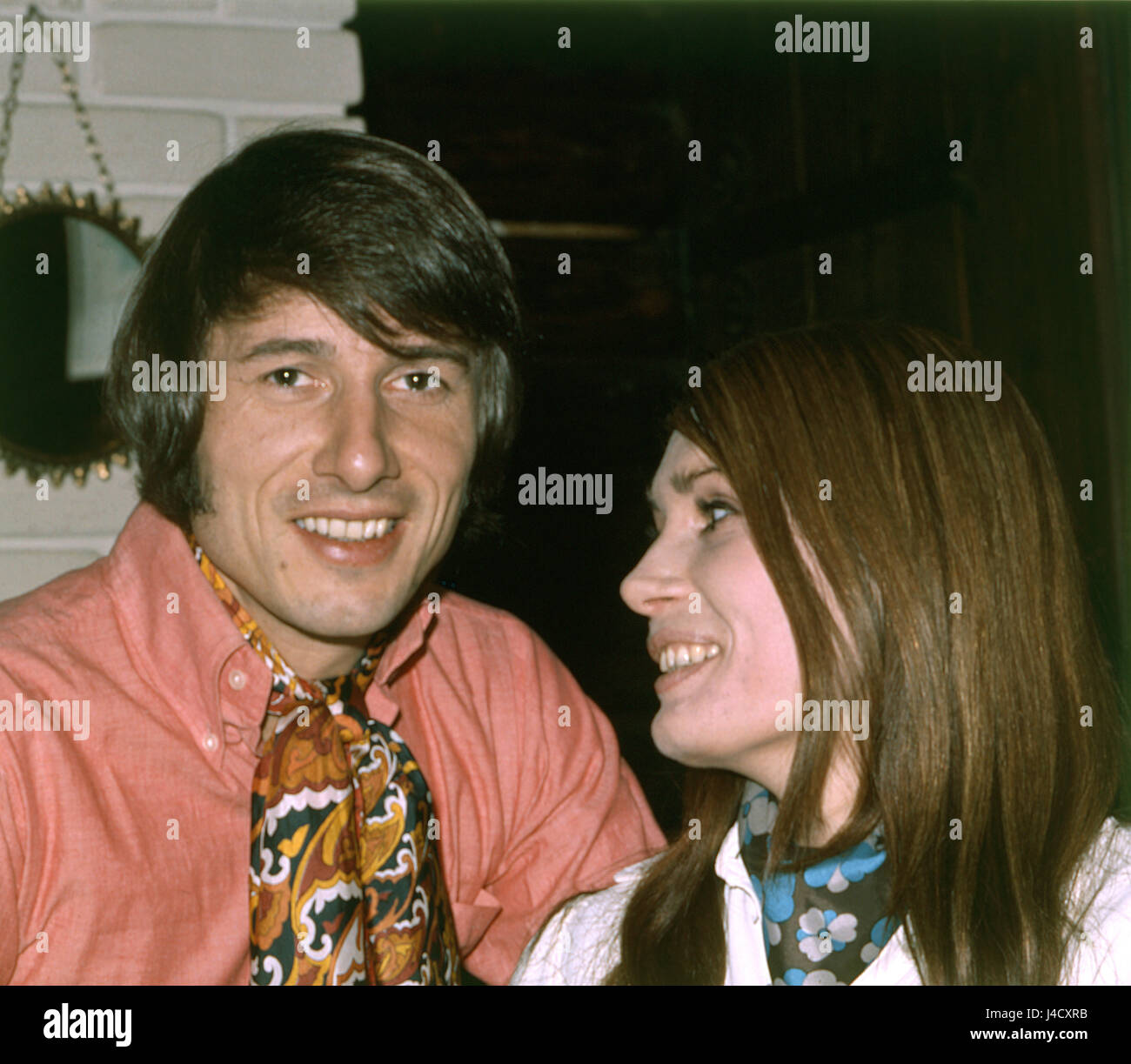 Austrian singer and songwriter Udo Juergens with his wife Panja in June ...