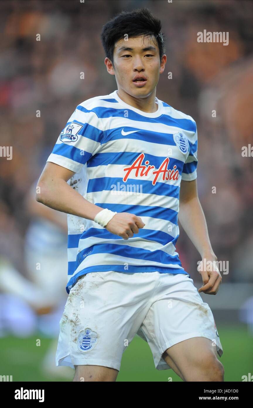 YUN SUK-YOUNG QUEENS PARK RANGERS FC QUEENS PARK RANGERS FC KC STADIUM HULL ENGLAND 21 February 2015 Stock Photo