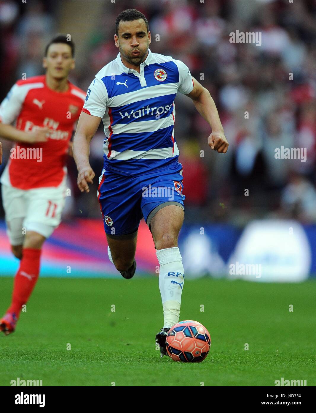Hal Robson Kanu Of Reading Reading V Arsenal Wembley Stadium London England 18 April 15 Stock Photo Alamy