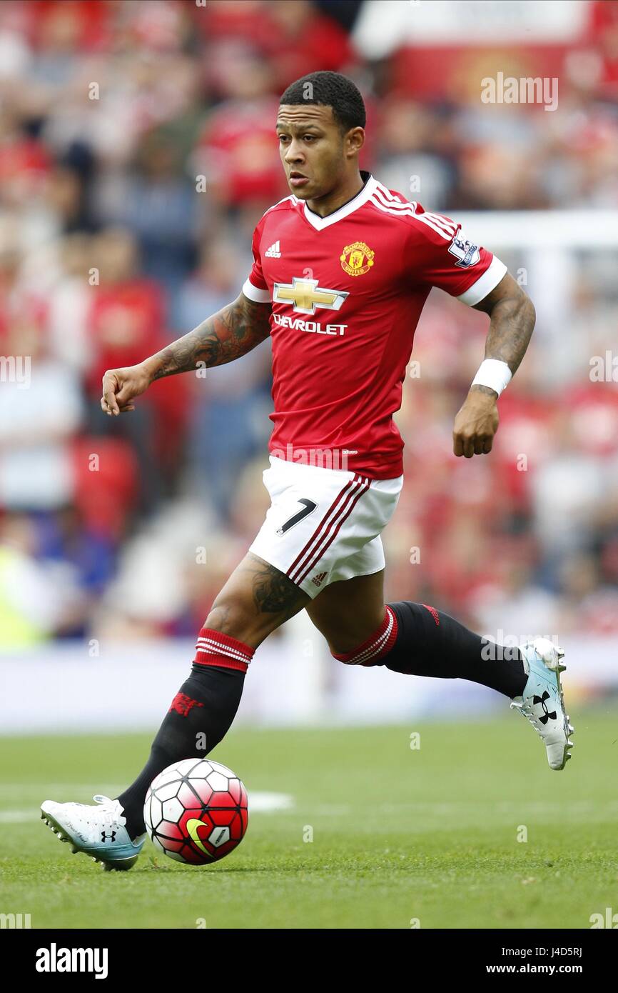 Memphis Depay pictured out and about in Manchester following