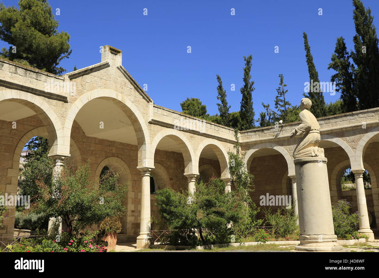 Israel, Jerusalem, the Basilica of St. Etienne (St. Stephen) was built