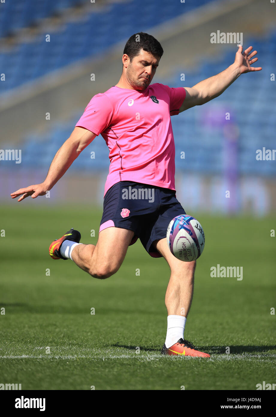 Stade Francais Morne Steyn During The Captain S Run At Bt Murrayfield Edinburgh Stock Photo Alamy
