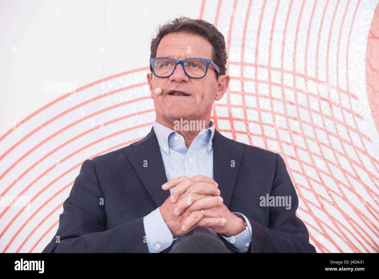 Dogliani, Italy 6 may 2017. Festival of tv and new media. In this picture the italian manager and head coach Fabio Capello Stock Photo