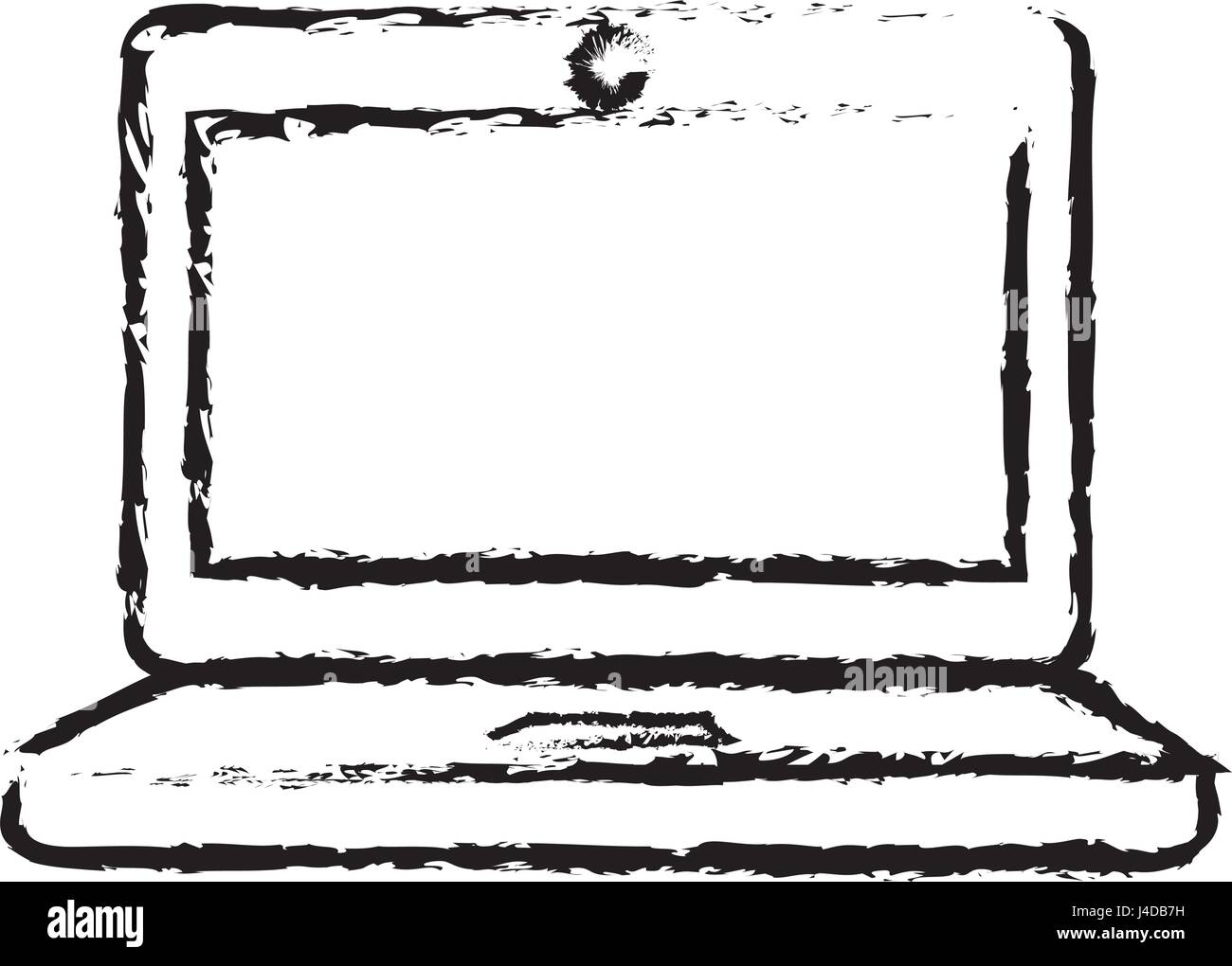computer laptop isolated icon Stock Vector Image & Art - Alamy