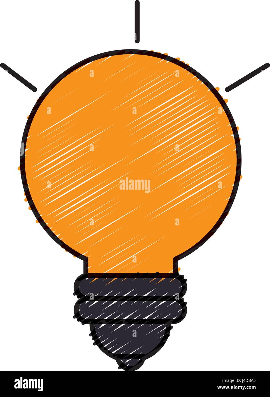 bulb light isolated icon Stock Vector Image & Art - Alamy