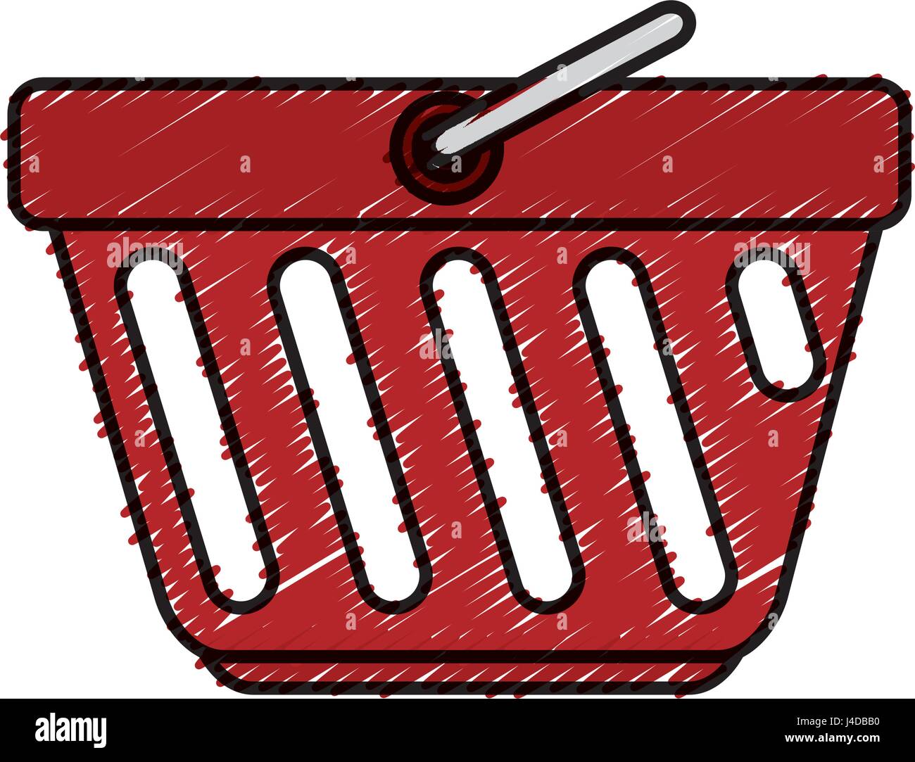 basket shopping isolated icon Stock Vector Image & Art - Alamy