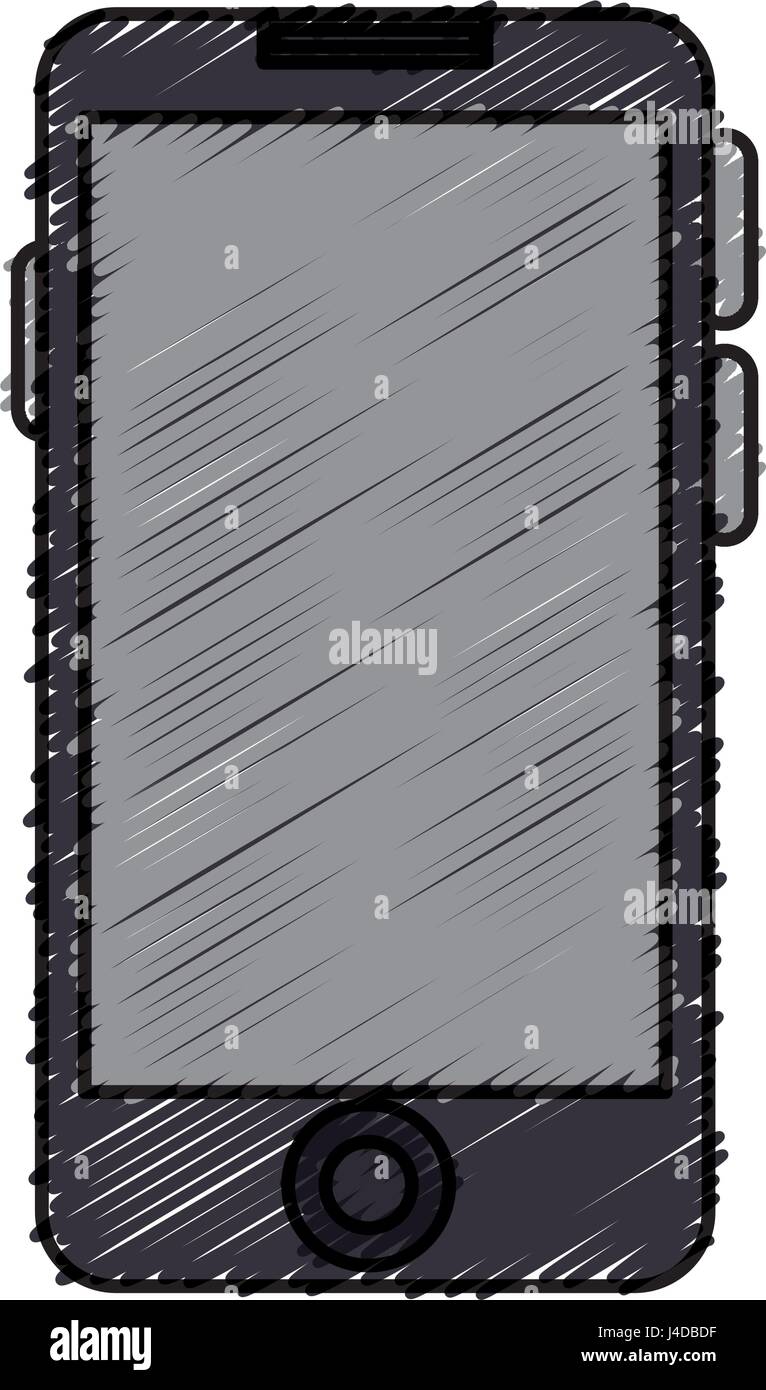 smartphone device isolated icon Stock Vector Image & Art - Alamy