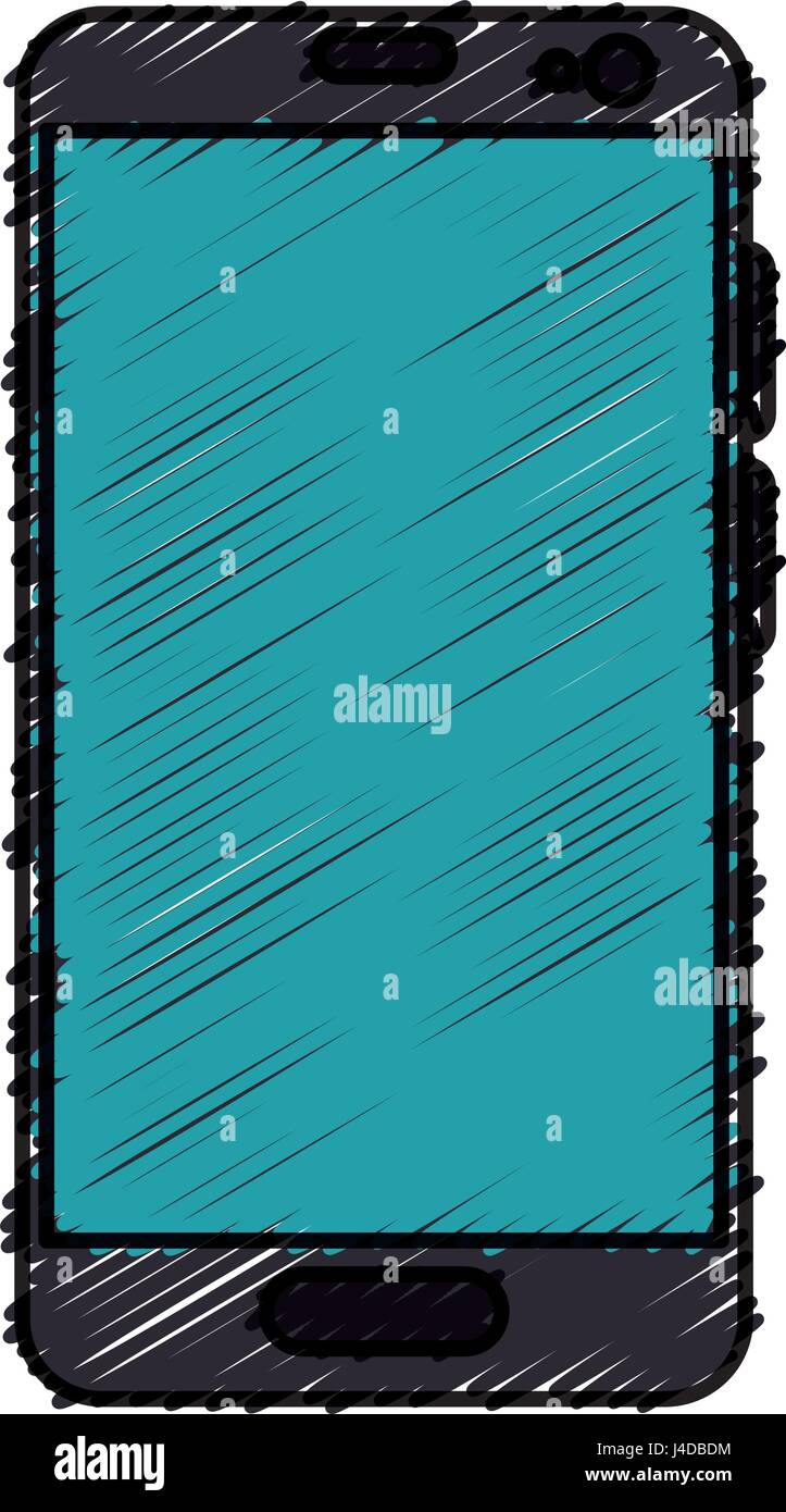 smartphone device isolated icon Stock Vector Image & Art - Alamy