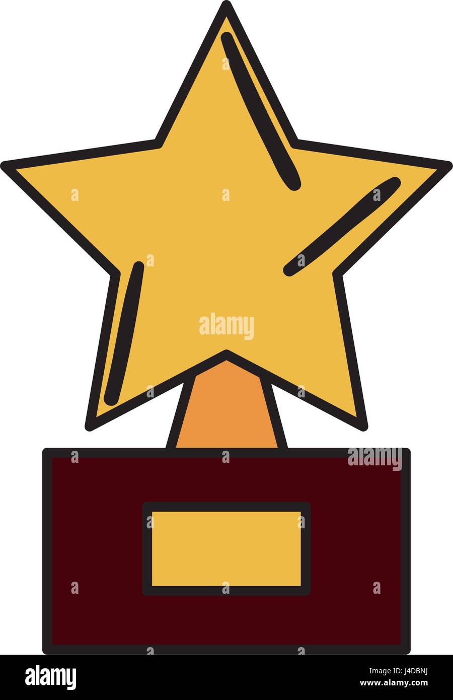 trophy star isolated icon Stock Vector Image & Art - Alamy