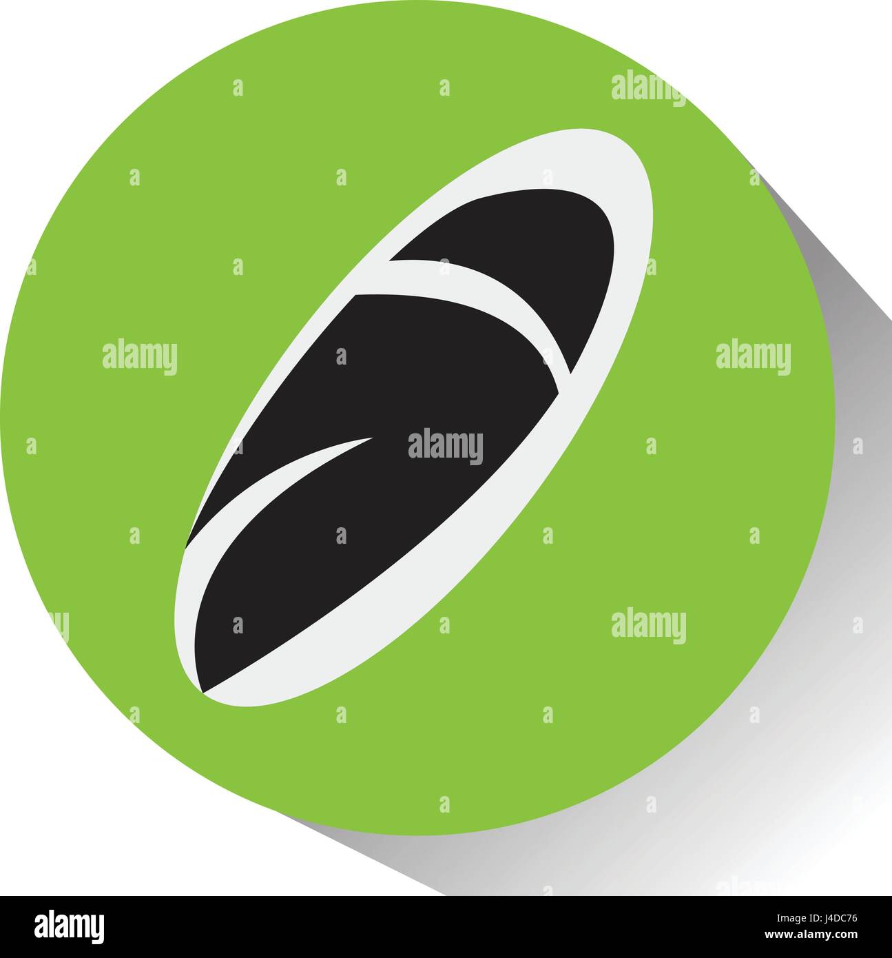 Isolated rugby ball Stock Vector Image & Art - Alamy