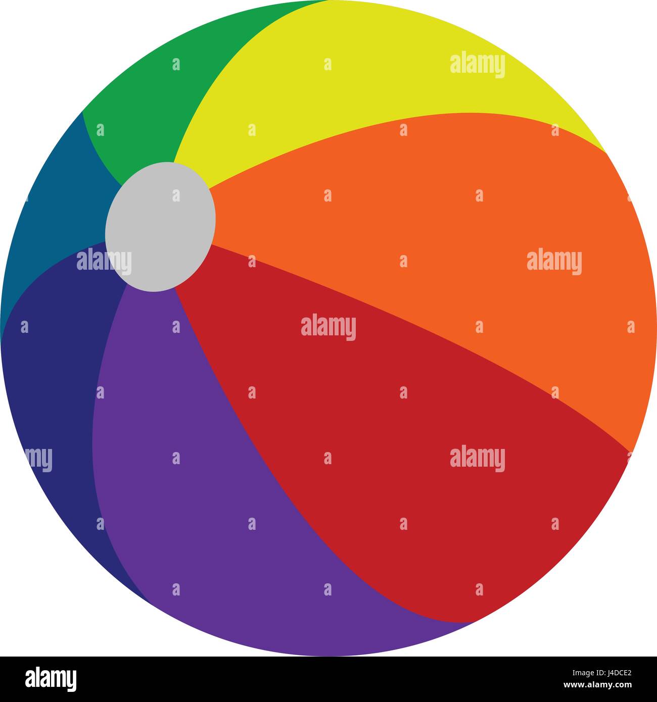 Isolated beach ball Stock Vector Image & Art - Alamy
