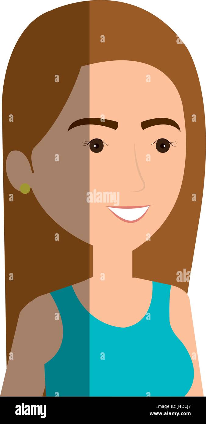 beautiful and young woman student Stock Vector Image & Art - Alamy