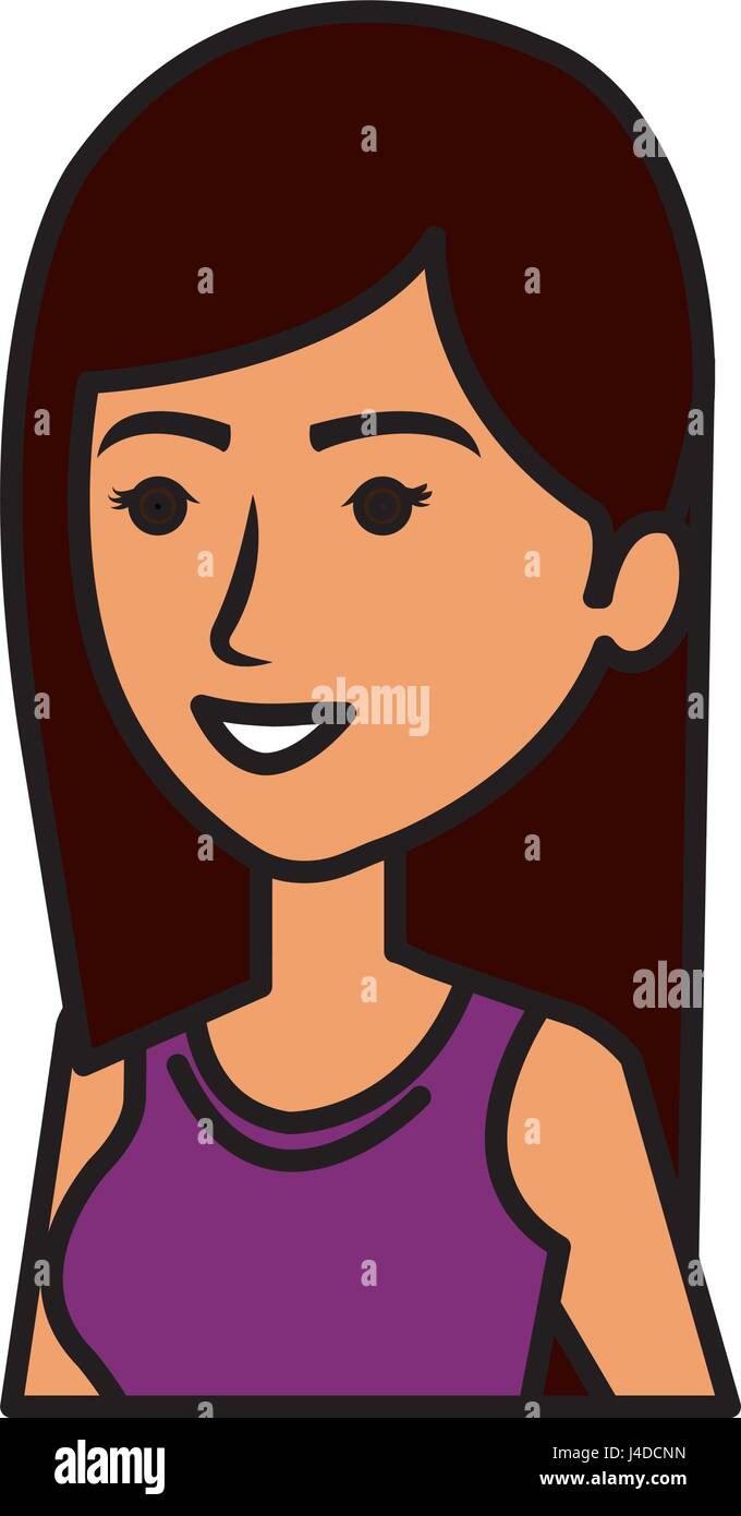 beautiful and young woman student Stock Vector Image & Art - Alamy
