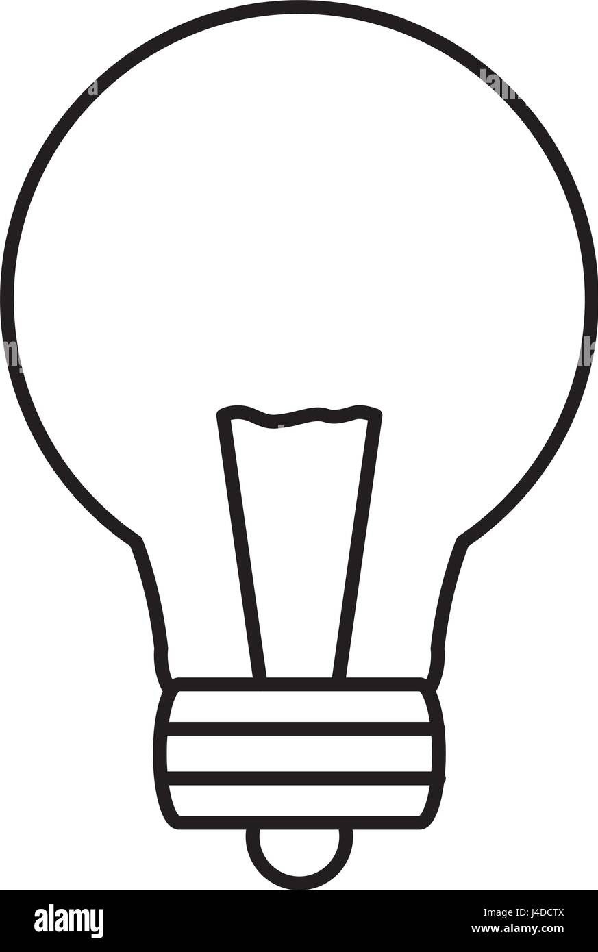 bulb light isolated icon Stock Vector Image & Art - Alamy