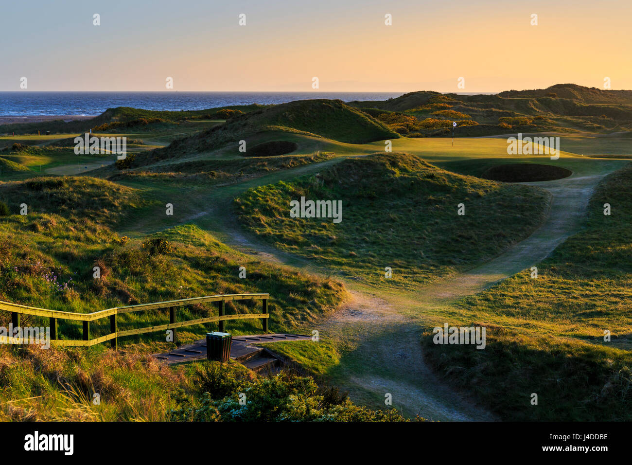 Postage stamp hole, 8th at Royal Troon Golf Club, Troon, Ayrshire