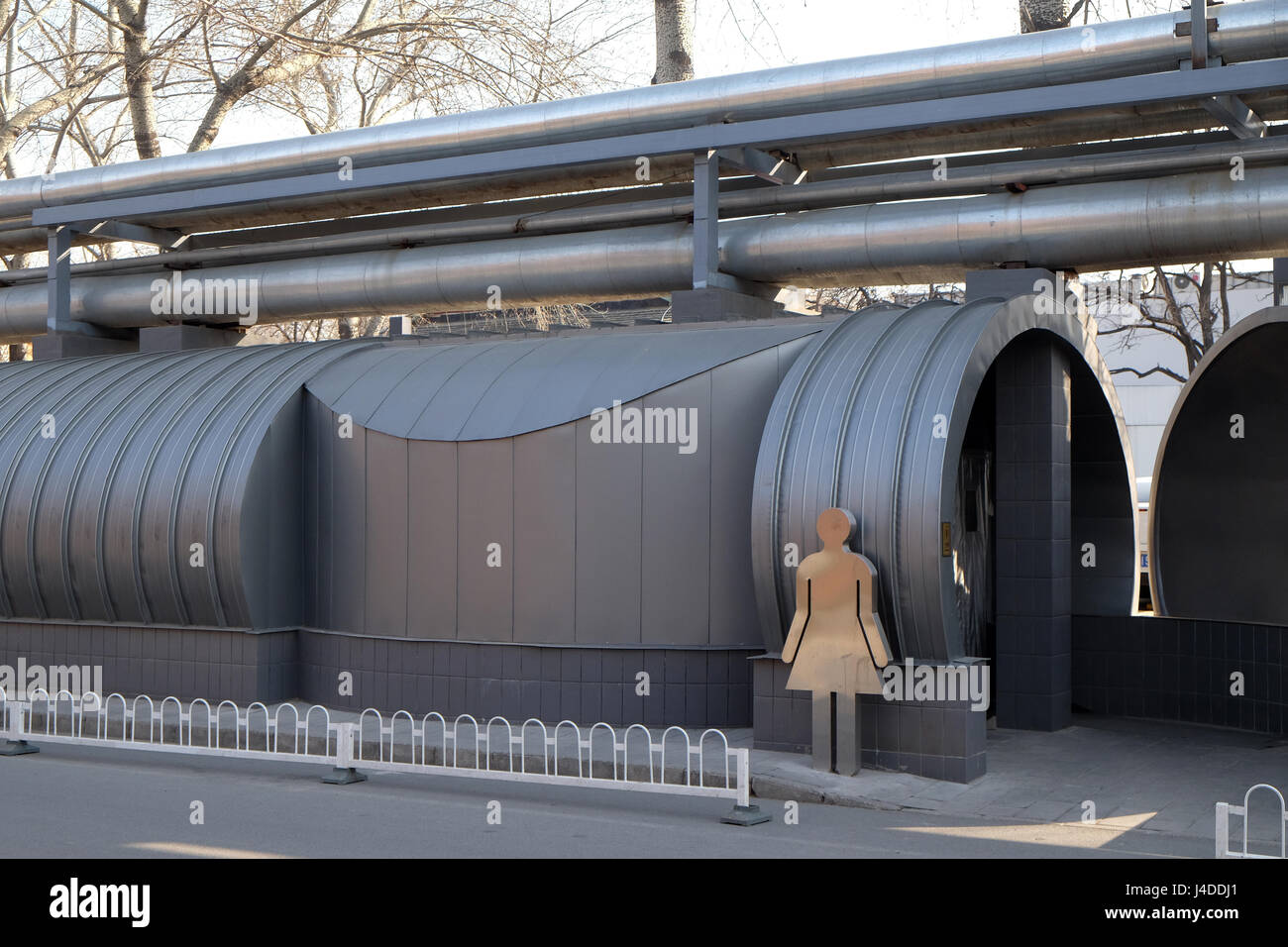 Public toilets in 798 in Art District. Beijing, China Stock Photo Alamy