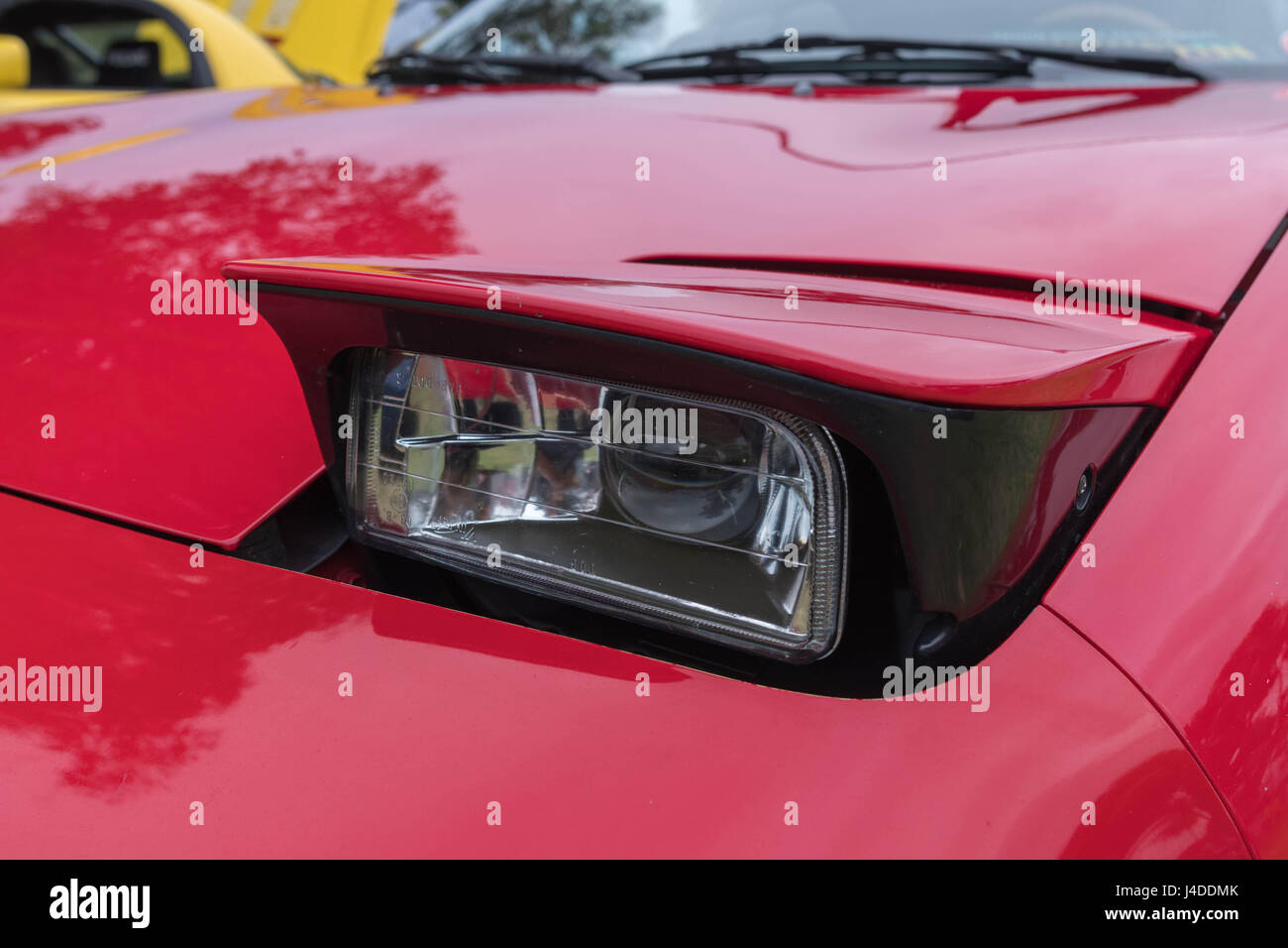 Long Beach, USA - May 6 2017: Toyota MR2 headlight on display during the  22nd annual All Toyotafest Stock Photo - Alamy