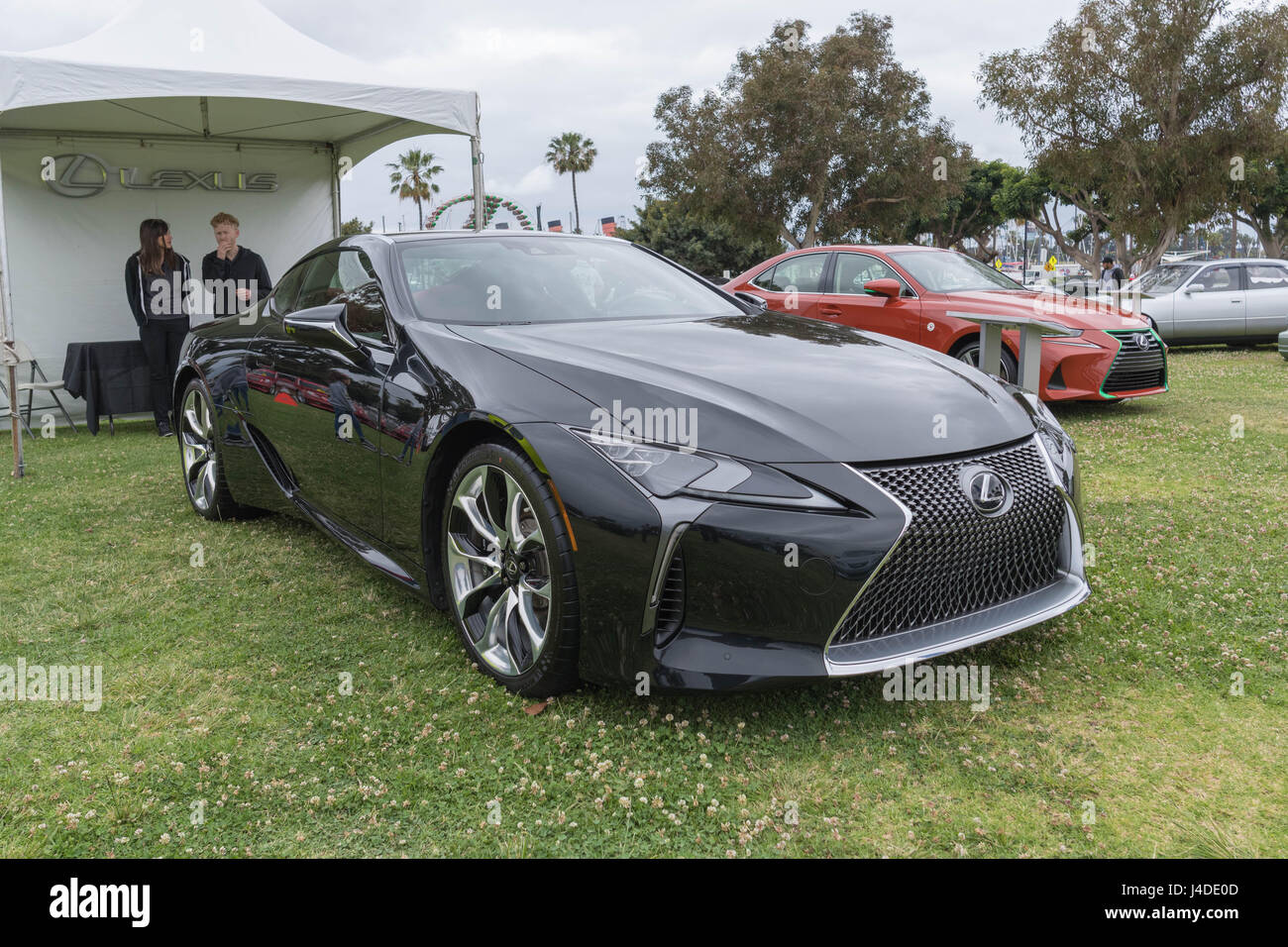 Long Beach, USA - May 6 2017: Lexus LC 500 on display during the 22nd annual All Toyotafest. Stock Photo