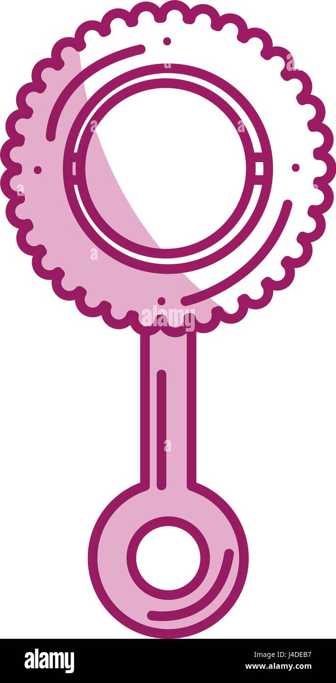 baby maraca isolated icon Stock Vector Image & Art - Alamy