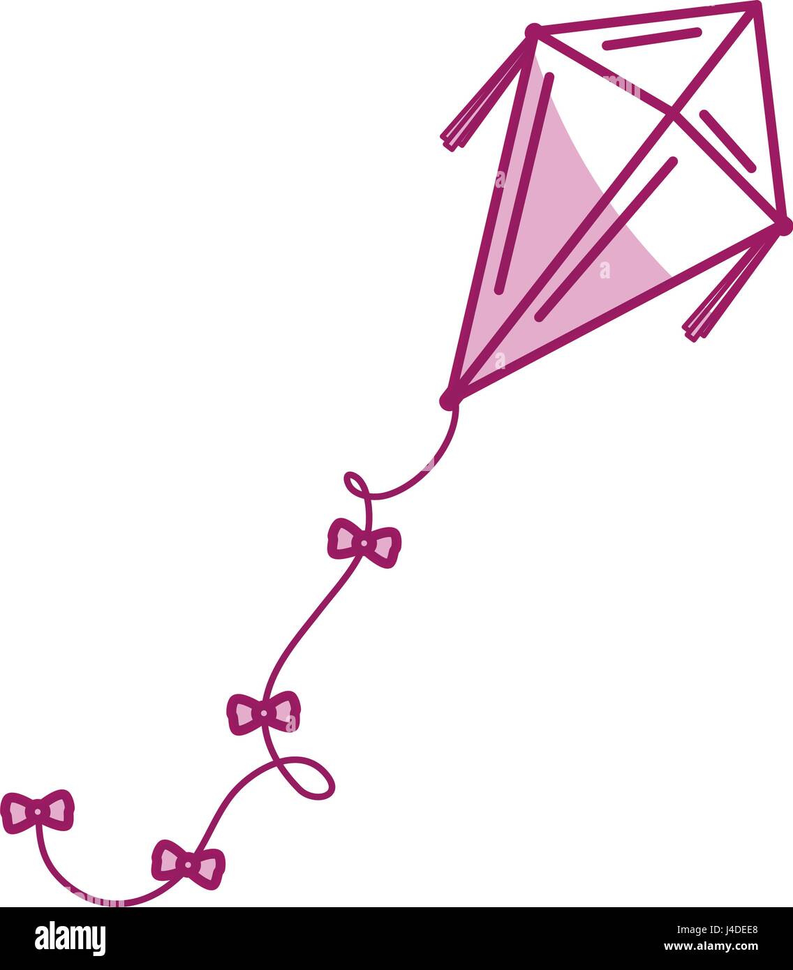 cute kite flying icon Stock Vector Image & Art - Alamy