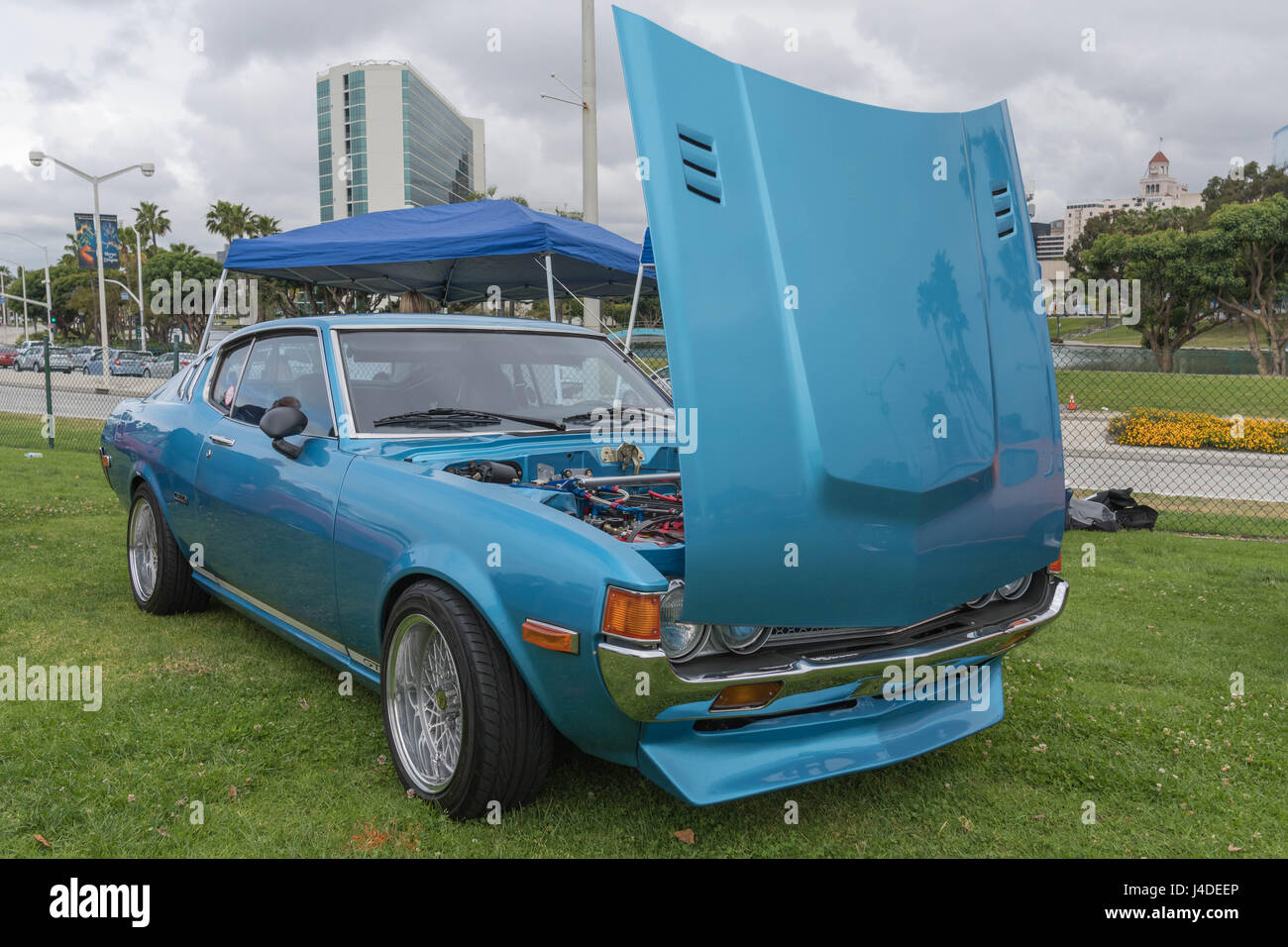 Long Beach, USA - May 6 2017: Toyota Celica GT on display during the 22nd annual All Toyotafest. Stock Photo
