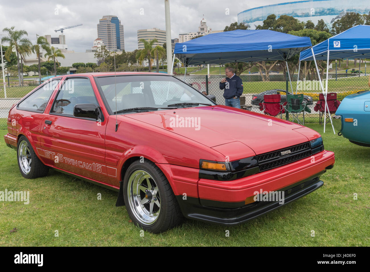 Long Beach, USA - May 6 2017: Toyota Celica GT-S on display during the 22nd annual All Toyotafest. Stock Photo