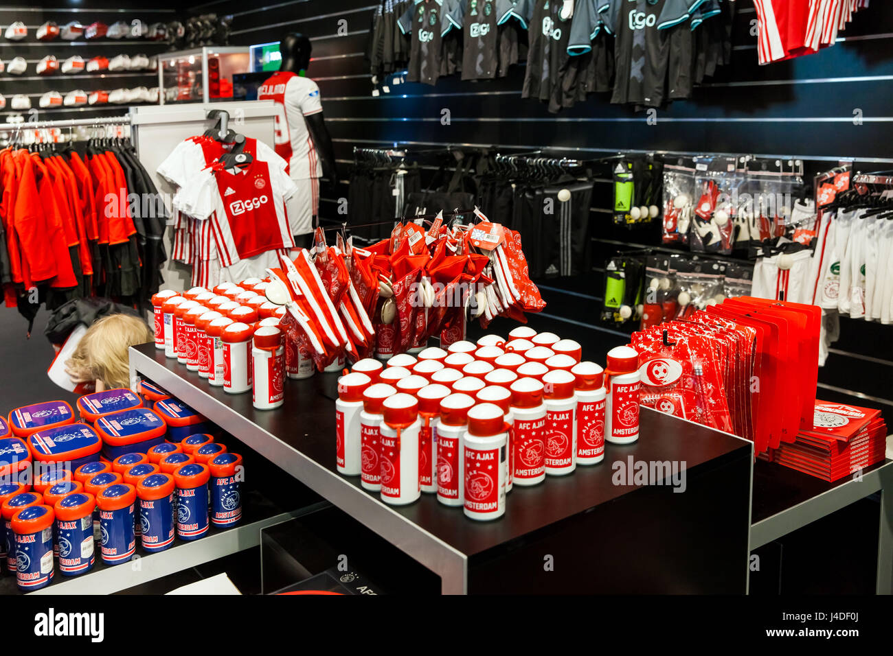 Ajax Fotball Club Shop Interior on Amsterdam Arena, Netherlands Editorial  Stock Image - Image of arena, hall: 92133674