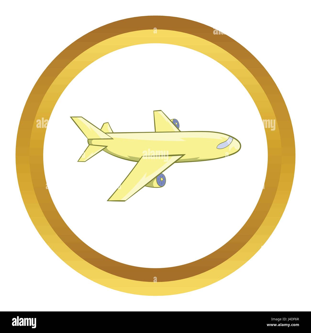 Passenger airplane vector icon Stock Vector Image & Art - Alamy