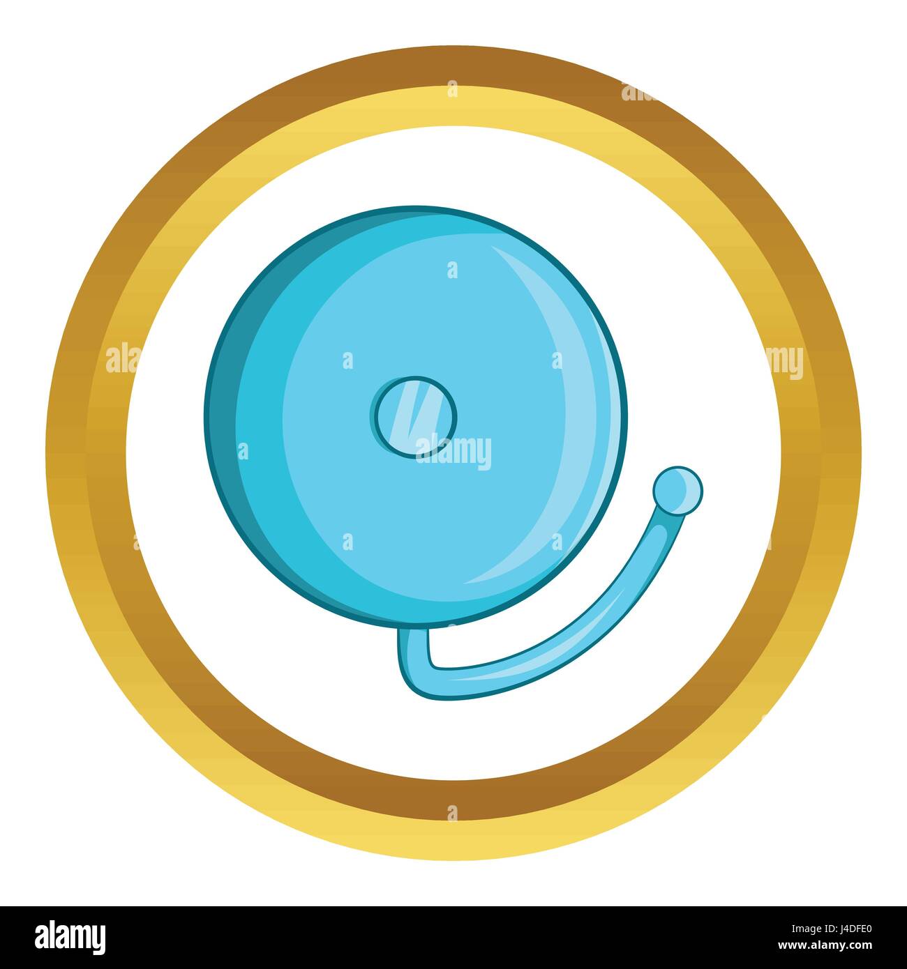 Fire alarm vector icon Stock Vector Image & Art - Alamy