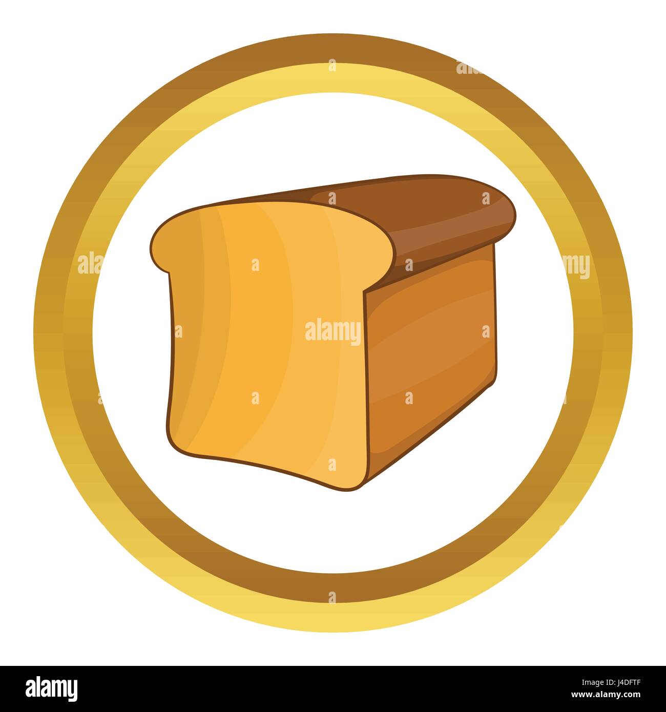 Bread vector icon Stock Vector Image & Art - Alamy