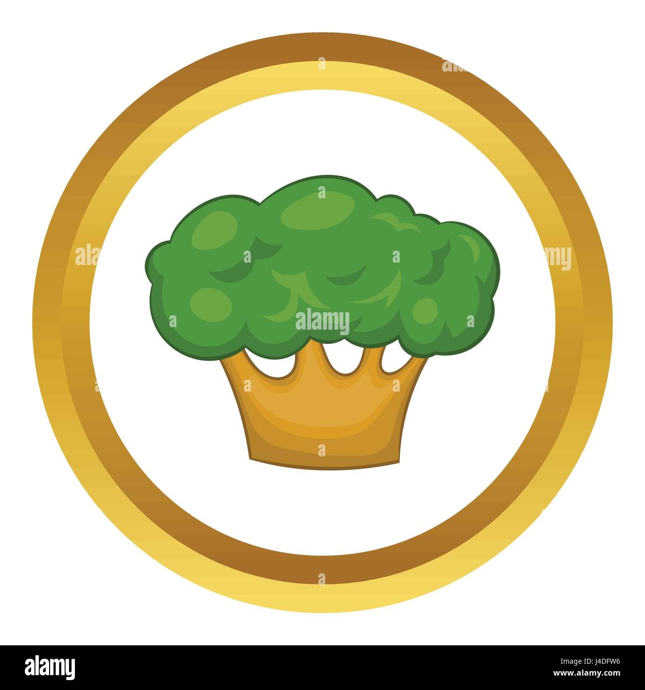 Big green tree vector icon Stock Vector Image & Art - Alamy