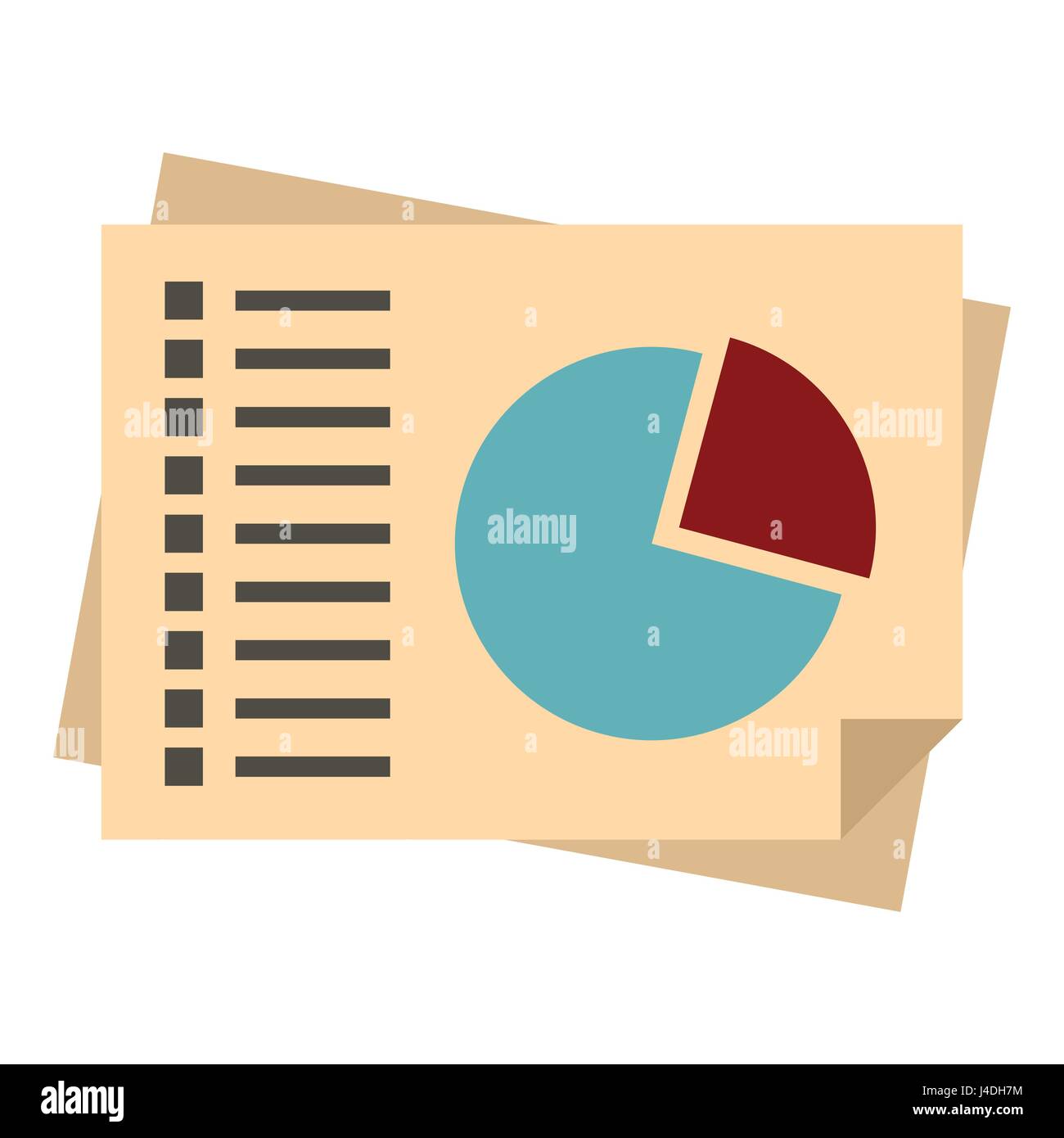 Diagram icon, flat style Stock Vector Image & Art - Alamy