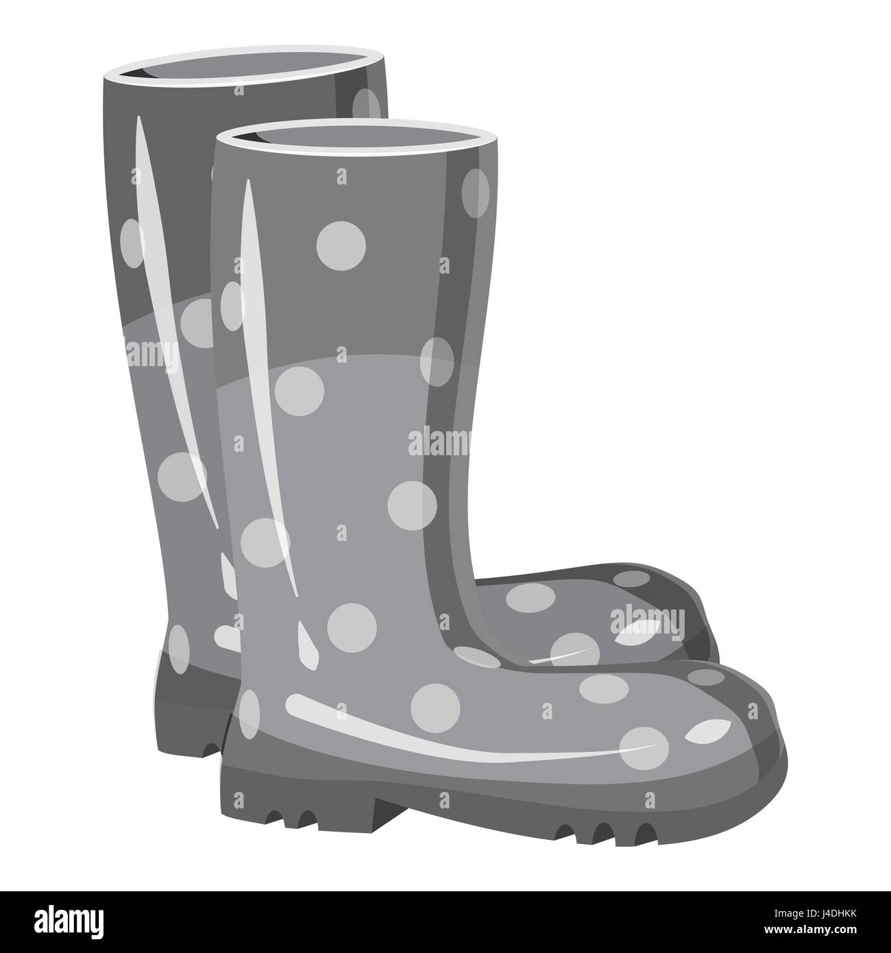 Rubber boots icon, gray monochrome style Stock Vector Image & Art - Alamy