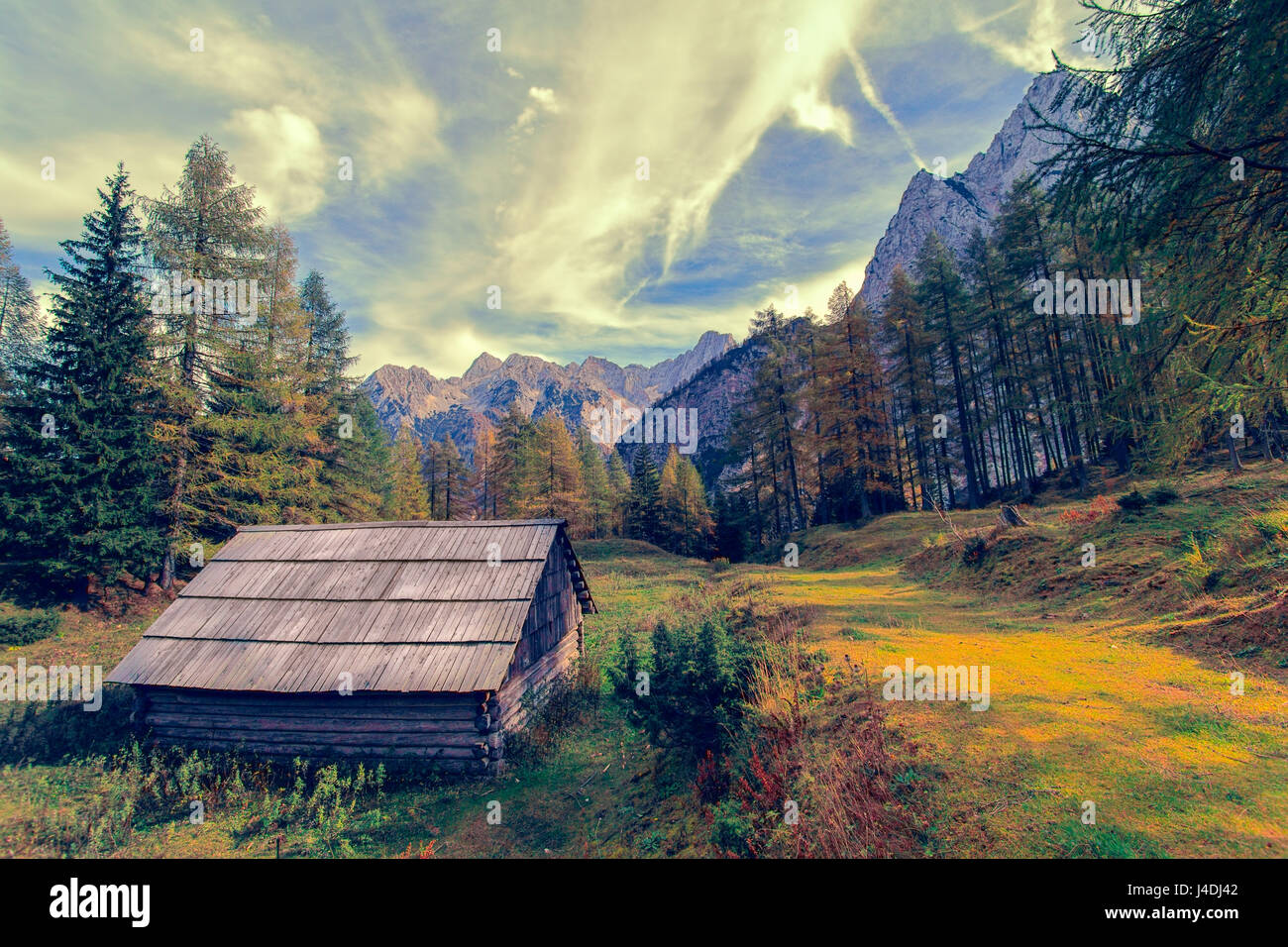 Julian alps cabin hi-res stock photography and images - Alamy