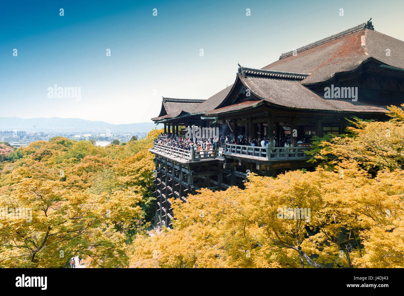 Kiyomizudera Temple, famous Buddhist temple in Kyoto, Japan Stock