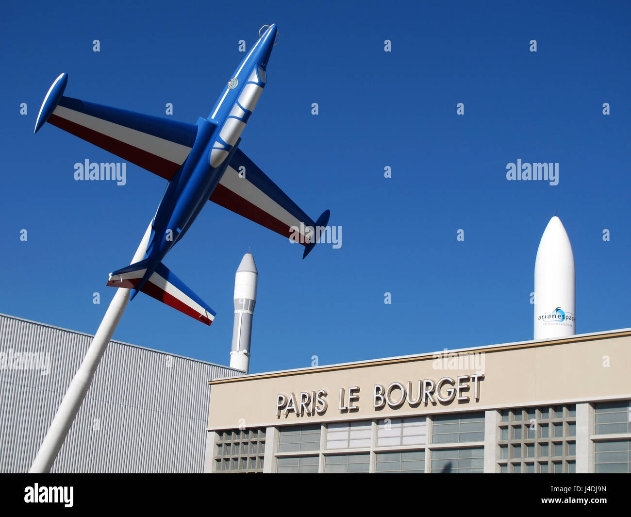 Fouga Magister of the Patrouille de France, Air and Space Museum, Paris Le Bourget, Le Bourget