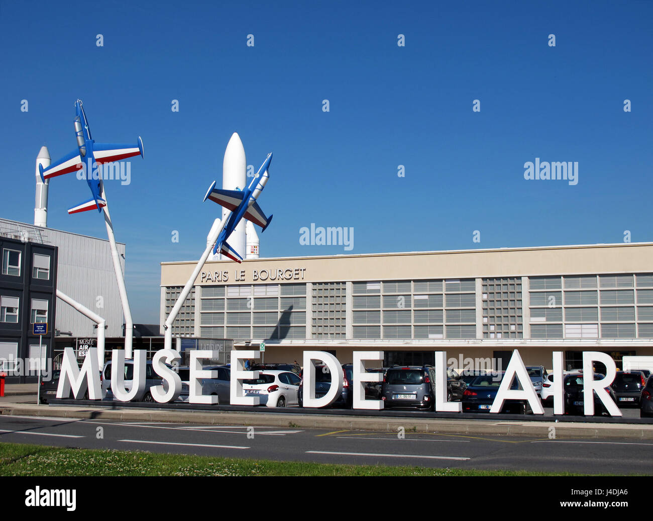 Fouga Magister of the Patrouille de France, Air and Space Museum, Paris Le Bourget, Le Bourget