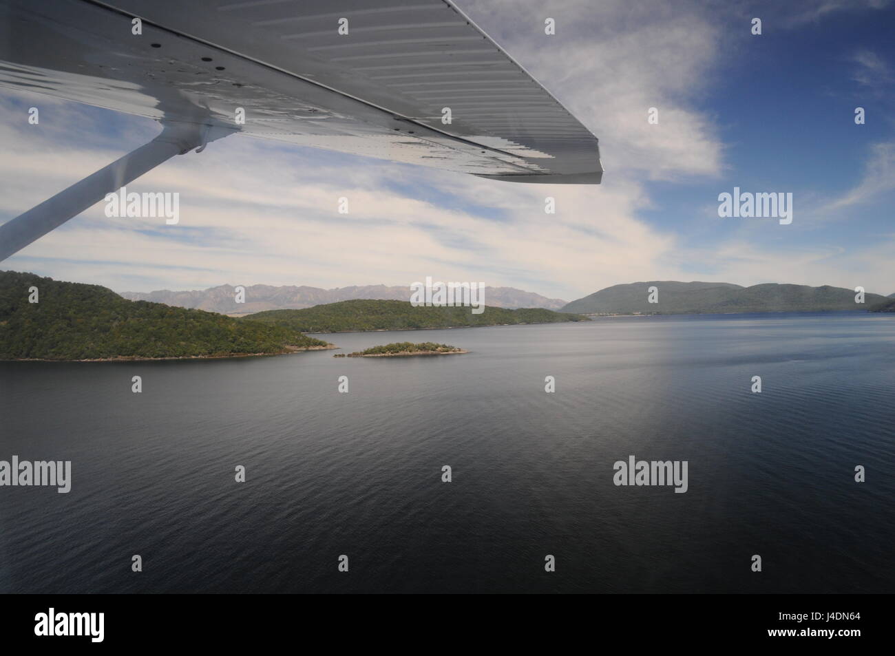 New Zealand Te Anau Seaplane Flight Stock Photo Alamy