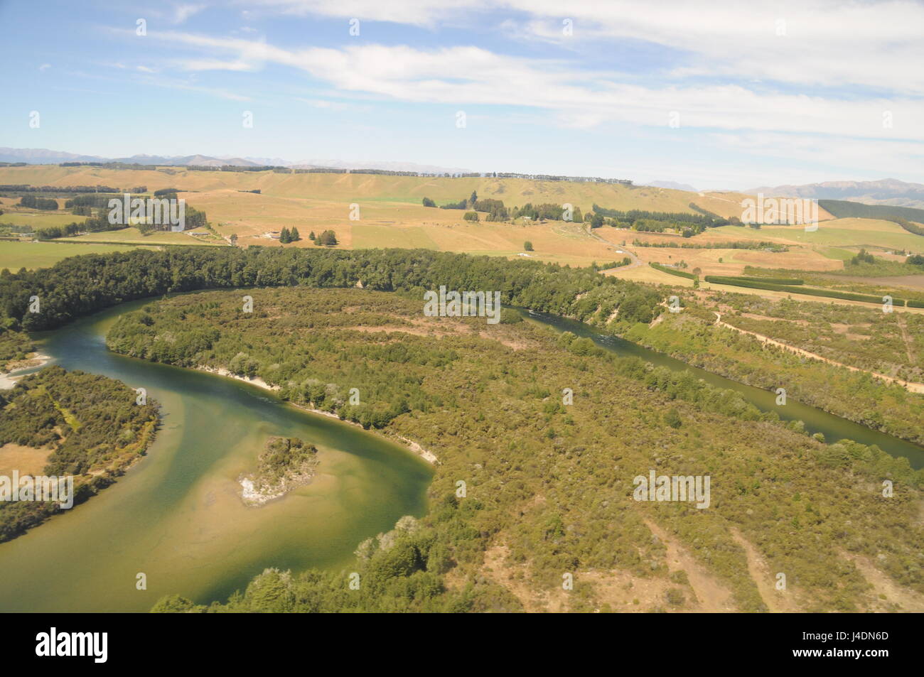 New Zealand Te Anau Seaplane Flight Stock Photo Alamy