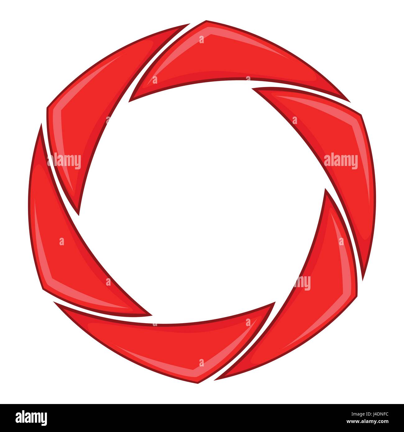 Red shutter icon, cartoon style Stock Vector Image & Art - Alamy