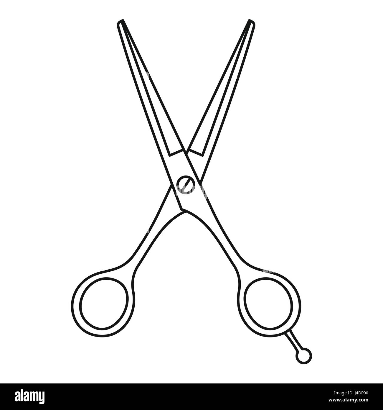 Profile steel scissors hi-res stock photography and images - Alamy