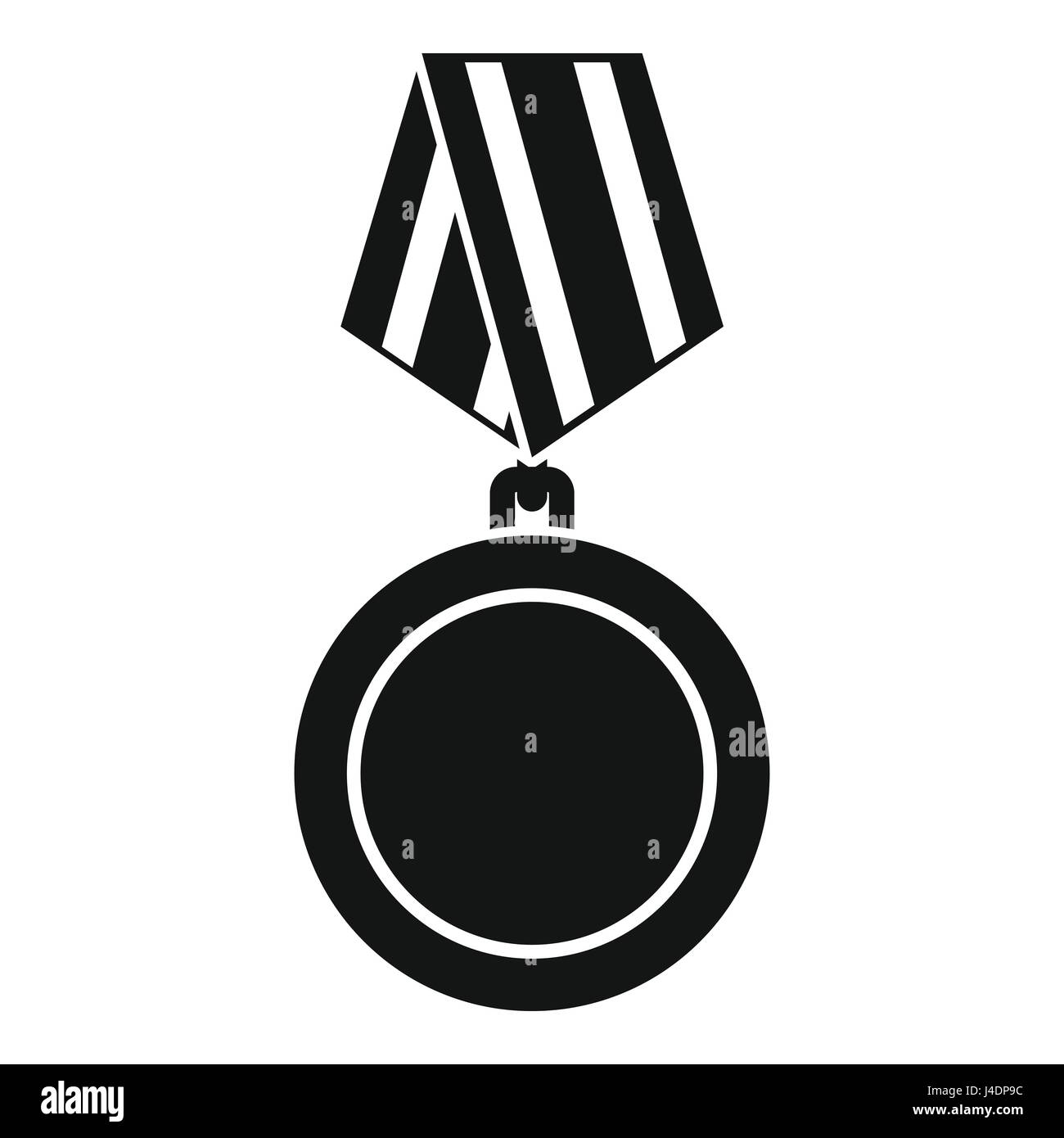 Winning medal icon, simple style Stock Vector Image & Art - Alamy