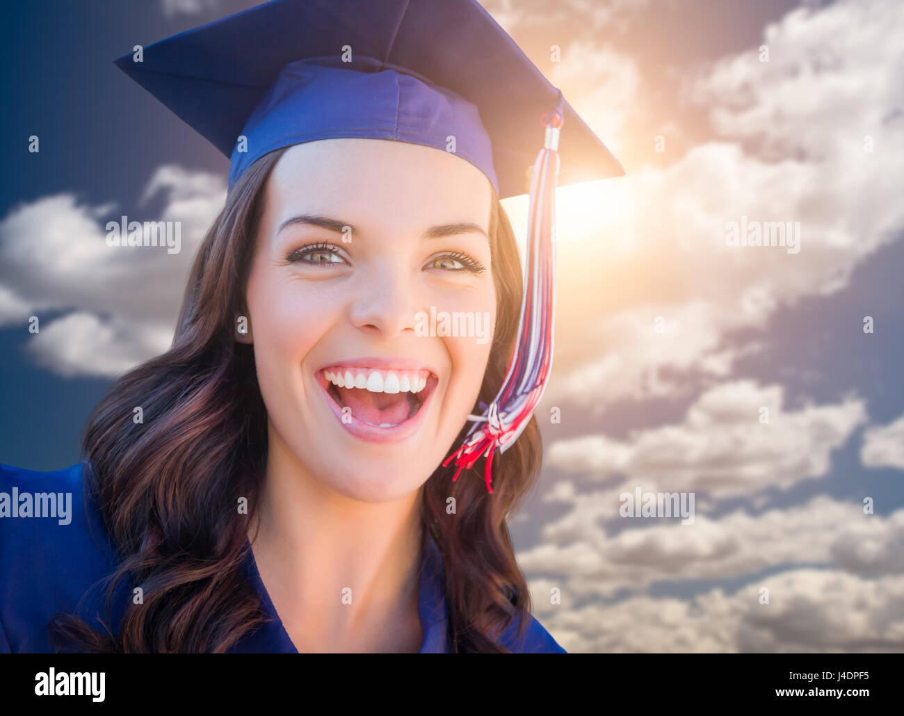 High school cap and gown hi-res stock photography and images - Alamy