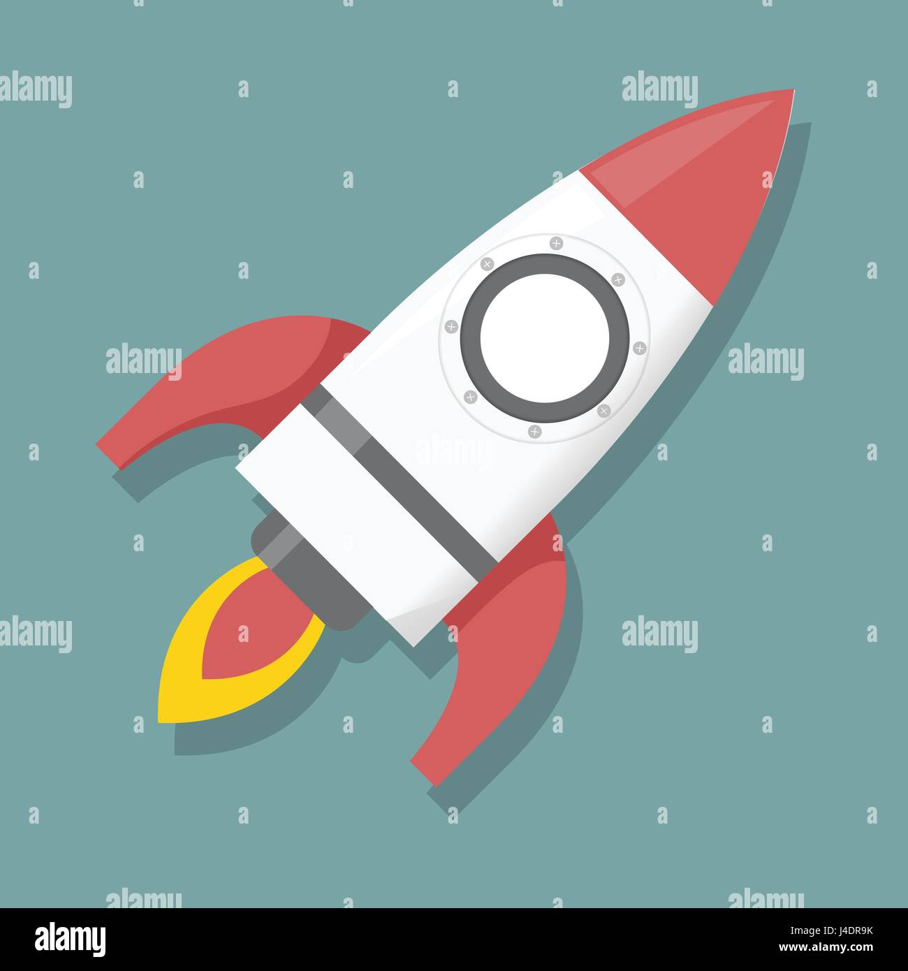 Icon graphic rocket launch vector illustration Stock Vector Image & Art ...