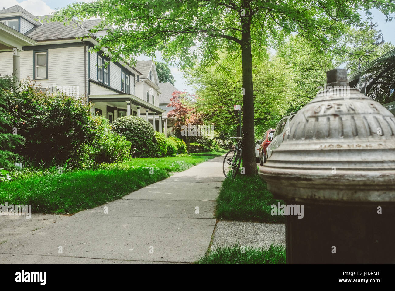 Ditmas Park Historic District Brooklyn New York Stock Photo Alamy