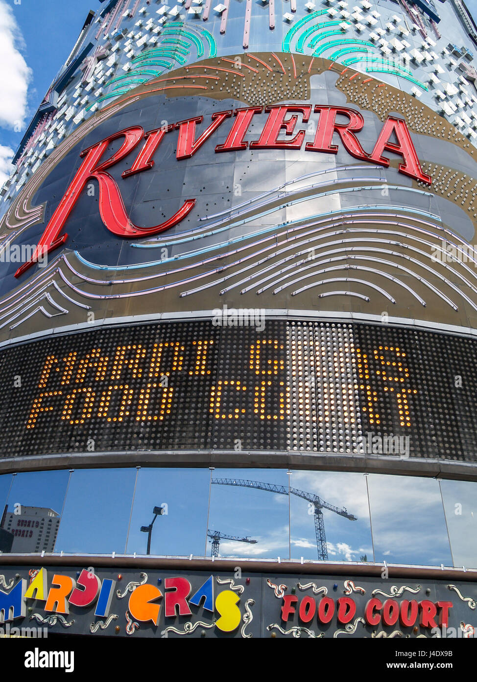 Las Vegas Strip, Riviera Hotel Stock Photo - Alamy