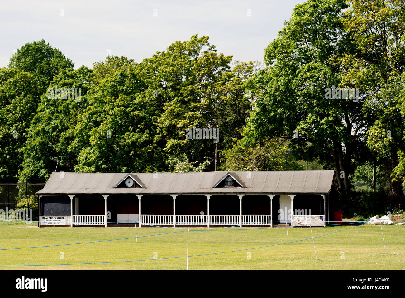 Cricket club pavilion, Marlow, Buckinghamshire, England, UK Stock Photo