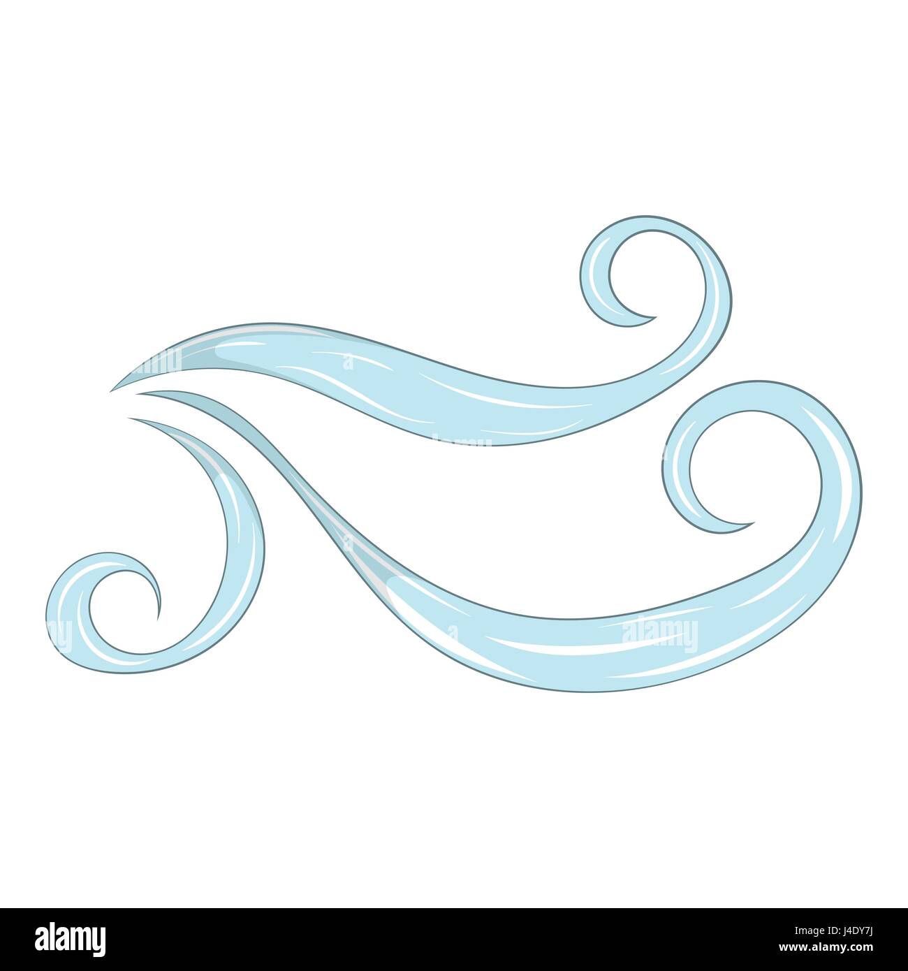 Wind icon, cartoon style Stock Vector Image & Art - Alamy